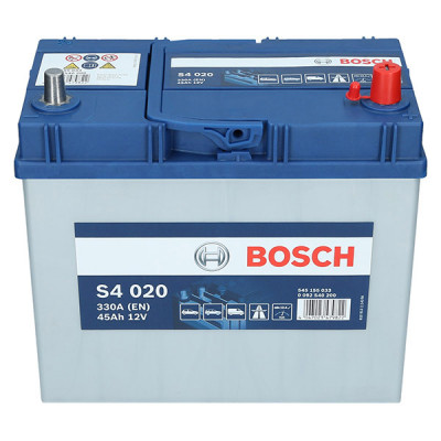 Автомобильный аккумулятор Bosch 45Ah 330A S4 020 R+ - 3