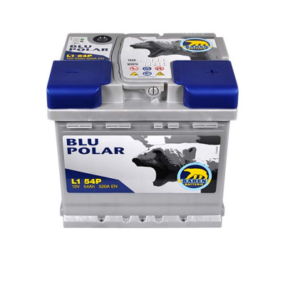 Автомобильный аккумулятор Baren 54Ah 520A Blu Polar R+ - 2