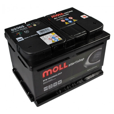 Автомобільний акумулятор Moll 65Ah 680A EFB R+ - 2