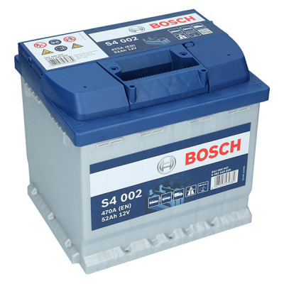 Автомобільний акумулятор Bosch 52Ah 470A S4 002 R+ - 1
