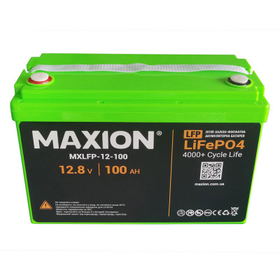Літієвий аккумулятор Maxion 12V 100Ah LiFePO4 MXLFP-12-100 - 2