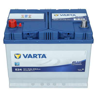 Автомобільний акумулятор Varta 70Ah 630A Blue Dynamic E24 L+ - 2