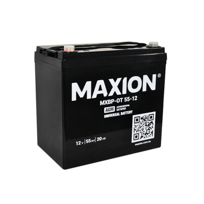 AGM акумулятор Maxion 12V 55Ah OT 55-12 - 2