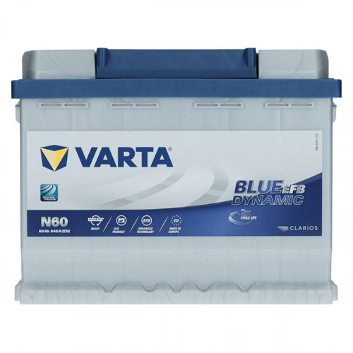 Автомобільний акумулятор Varta 60Ah 640A Blue Dynamic EFB N60 R+ - 3