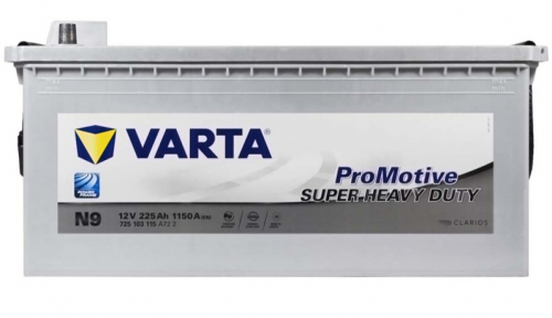 Вантажний акумулятор Varta 225Ah 1150A ProMotive Super Heavy Duty N9 L+ - 1