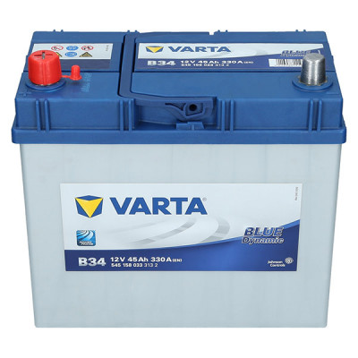 Автомобильный аккумулятор Varta 45Ah 330A Blue Dynamic B34 L+ - 2 Автомобильный аккумулятор Varta 45Ah 330A Blue Dynamic B34 L+ - 2
