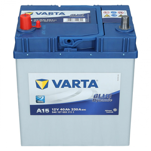 Автомобільний акумулятор Varta 40Ah 330A Blue Dynamic A15 L+ - 3