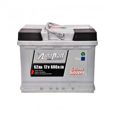 Автомобильный аккумулятор Autopart Galaxy Silver 62Ah 600A L+ - 1