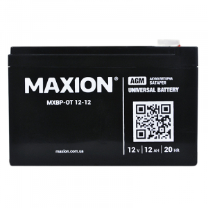 AGM акумулятор Maxion 12V 12Ah OT 12-12