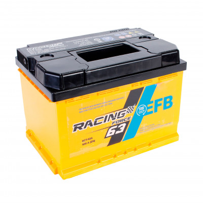 Автомобильный аккумулятор Racing Force 63Ah 620A EFB R+ - 1