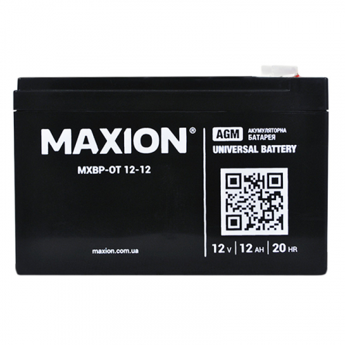 AGM акумулятор Maxion 12V 12Ah OT 12-12 - 1