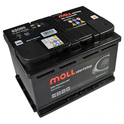 Автомобильный аккумулятор Moll 84Ah 800A EFB R+ - 2