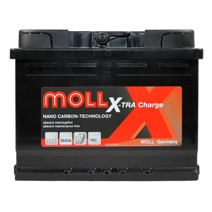 Автомобильный аккумулятор Moll 60Ah 600A X-tra Charge R+