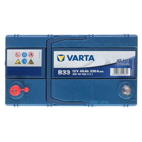 Автомобільний акумулятор Varta 45Ah 330A Blue Dynamic B33 L+ - 4