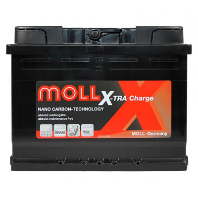 Автомобільний акумулятор Moll 62Ah 600A X-tra Charge R+ - 1