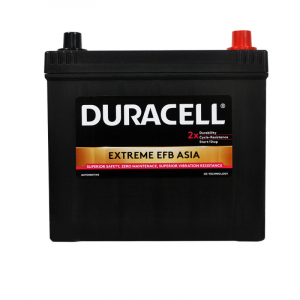 Автомобильный аккумулятор Duracell 65Ah 550A EFB Asia Extreme DE65EFB R+