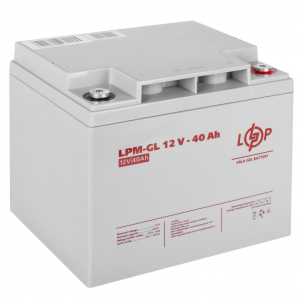 Гелевый аккумулятор LogicPower 12V 40Ah LPM-GL 12-40