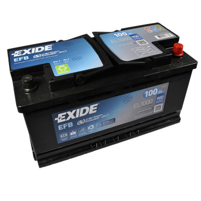 Автомобильный аккумулятор Exide 100Ah 900A Start-Stop EFB EL1000 R+ - 2
