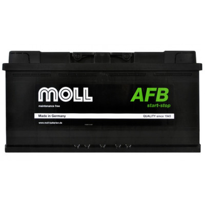 Автомобильный аккумулятор Moll 106Ah 980A AFB R+ - 1