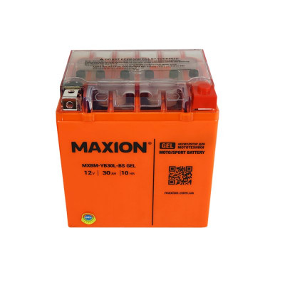 Мото акумулятор Maxion 30Ah YB30L-BS GEL - 2
