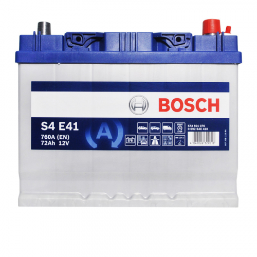 Автомобільний акумулятор Bosch 72Ah 760A S4 E41 EFB R+ - 2