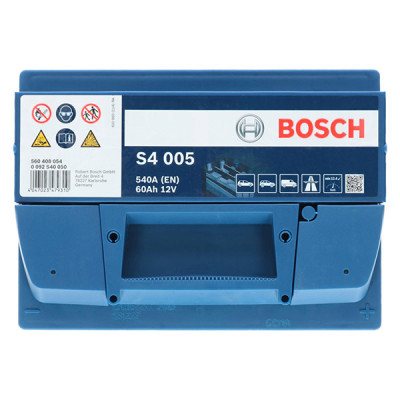 Автомобильный аккумулятор Bosch 60Ah 540A S4 005 R+ - 4