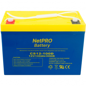 AGM акумулятор NetPRO 12V 100Ah CS 12-100D