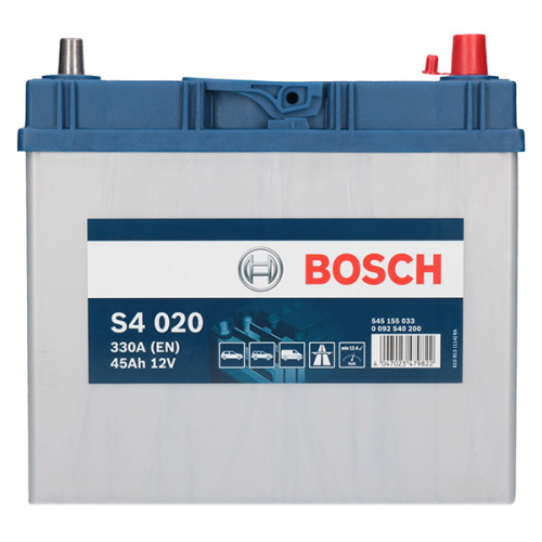 Автомобильный аккумулятор Bosch 45Ah 330A S4 020 R+ - 2