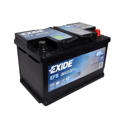 Автомобильный аккумулятор Exide 65Ah 650A Start-Stop EFB EL652 R+ - 2