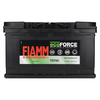 Автомобільний акумулятор Fiamm 80Ah 740A EcoForce AFB TR740 R+ - 2