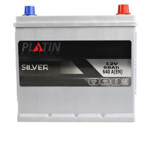 Автомобільний акумулятор Platin Silver Asia 68Ah 640A R+