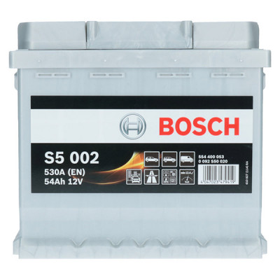 Автомобільний акумулятор Bosch 54Ah 530A S5 002 R+ - 4
