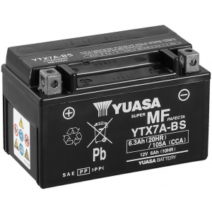 Мото акумулятор Yuasa 6Ah YTX7A-BS