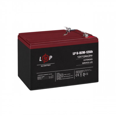 Тяговий акумулятор LogicPower 12V 12Ah LP 6-DZM-12 T2 - 2