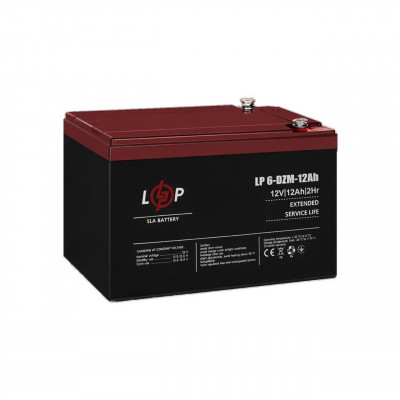 Тяговий акумулятор LogicPower 12V 12Ah LP 6-DZM-12 T2 - 3