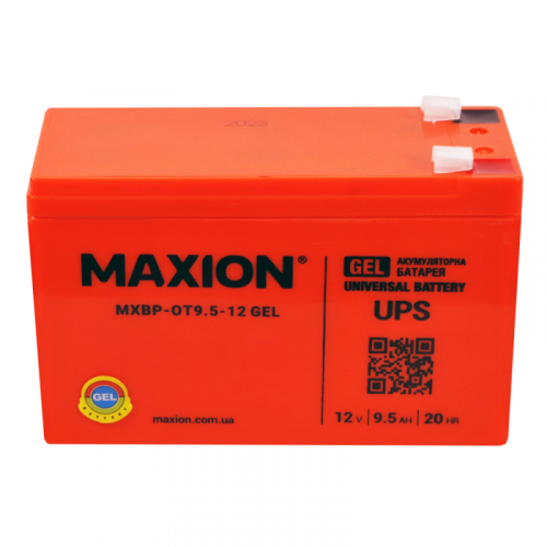 Гелевый аккумулятор Maxion 12V 9,5Ah OT 9,5-12 GEL - 3