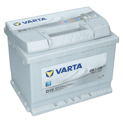 Автомобильный аккумулятор Varta 63Ah 610A Silver Dynamic D15 R+ - 1