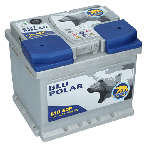 Автомобільний акумулятор Baren 50Ah 520A Blu Polar R+ - 1