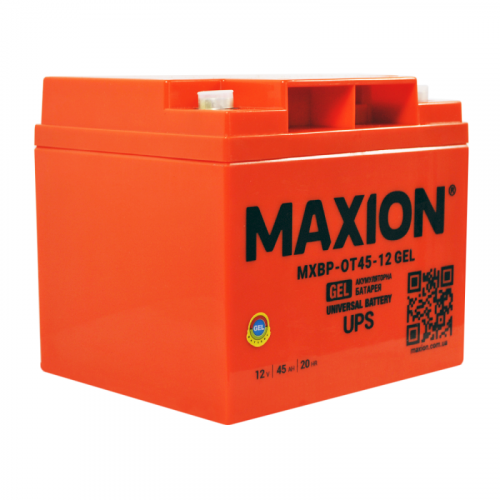 Гелевый аккумулятор Maxion 12V 45Ah OT 45-12 GEL - 3