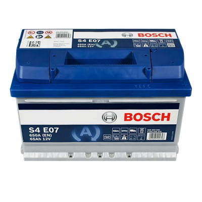 Автомобильный аккумулятор Bosch 65Ah 650A S4 E07 EFB R+ - 2