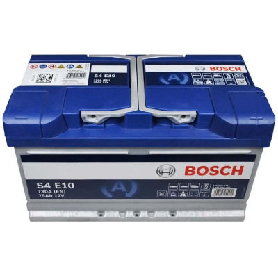 Автомобильный аккумулятор Bosch 75Ah 730A S4 E10 EFB R+ - 2