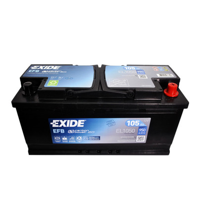Автомобільний акумулятор Exide 105Ah 950A Start-Stop EFB EL1050 R+ - 3