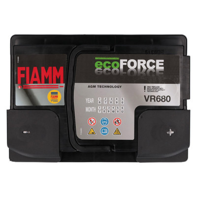 Автомобільний акумулятор Fiamm 60Ah 680A EcoForce AGM VR680 R+ - 4