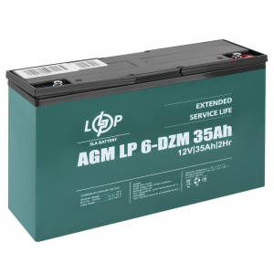 Тяговый аккумулятор LogicPower 12V 35Ah LP 6-DZM-35