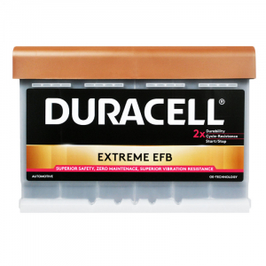 Автомобильный аккумулятор Duracell 75Ah 700A EFB Extreme DE75HEFB R+