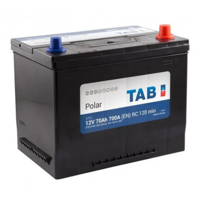 Автомобильный аккумулятор TAB 70Ah 700A Polar R+ - 1