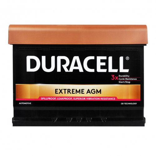 Автомобильный аккумулятор Duracell 70Ah 720A AGM Extreme DE70AGM R+ - 1