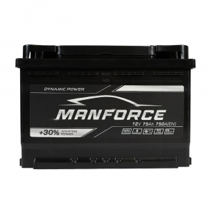 Автомобильный аккумулятор Manforce 75Ah 750A R+