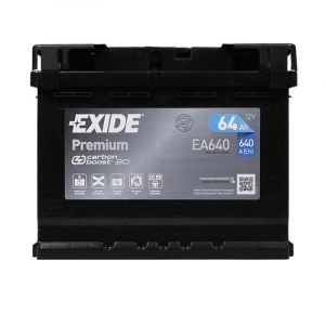 Автомобильный аккумулятор Exide 64Ah 640A Premium EA640 R+