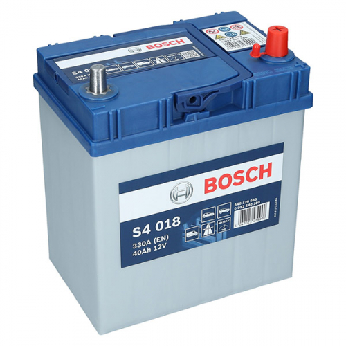 Автомобільний акумулятор Bosch 40Ah 330A S4 018 R+ - 1